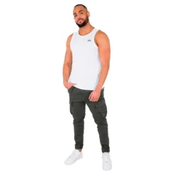 Alpha Industries Small Logo Sleeveless T-Shirt -Hacket Clothing Shop alpha industries small logo sleeveless t shirt 2