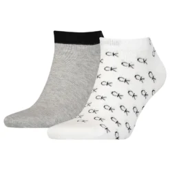Calvin Klein Sneaker All Over Logo Socks 2 Pairs