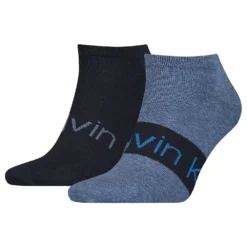 Calvin Klein Sneaker Logo Ribbon Socks 2 Pairs