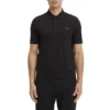Calvin Klein Stretch Pique Slim Button Short Sleeve Polo