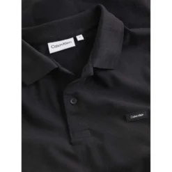 Calvin Klein Stretch Pique Slim Button Short Sleeve Polo -Hacket Clothing Shop calvin klein stretch pique slim button short sleeve polo 4