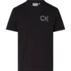 Calvin Klein Striped Chest Logo Short Sleeve T-Shirt