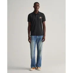 Gant Archive Shield Pique Short Sleeve Polo -Hacket Clothing Shop gant archive shield pique short sleeve polo 4