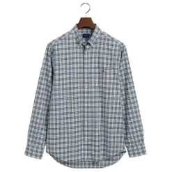 Gant Micro Check Regular Fit Long Sleeve Shirt -Hacket Clothing Shop gant micro check regular fit long sleeve shirt 2