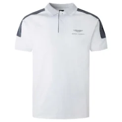 Hackett AMR Tape Shoulder Short Sleeve Polo