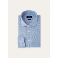 Hackett Dobby Texture Long Sleeve Shirt -Hacket Clothing Shop hackett dobby texture long sleeve shirt 2