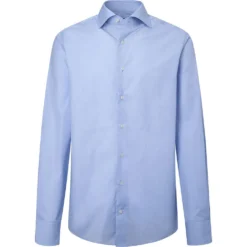 Hackett Micro Graphite Check Long Sleeve Shirt