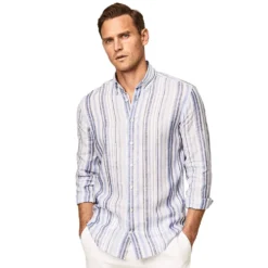 Hackett Multi Stripe Long Sleeve Shirt