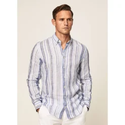 Hackett Multi Stripe Long Sleeve Shirt -Hacket Clothing Shop hackett multi stripe long sleeve shirt 4