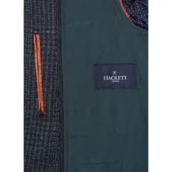 Hackett Shetland Gcheck Zip Out Blazer -Hacket Clothing Shop hackett shetland gcheck zip out blazer 4