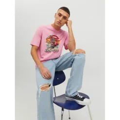 Jack & Jones Beachbone Short Sleeve Crew Neck T-Shirt -Hacket Clothing Shop jack jones beachbone short sleeve crew neck t shirt 6