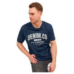 Jack & Jones Jeans Plus Short Sleeve O Neck T-Shirt -Hacket Clothing Shop jack jones jeans plus short sleeve o neck t shirt 3