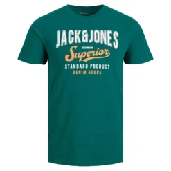 Jack & Jones Logo Short Sleeve O Neck T-Shirt -Hacket Clothing Shop jack jones logo short sleeve o neck t shirt 2