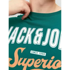 Jack & Jones Logo Short Sleeve O Neck T-Shirt -Hacket Clothing Shop jack jones logo short sleeve o neck t shirt 6