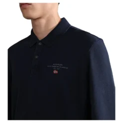 Napapijri Elbas 4 Long Sleeve Polo -Hacket Clothing Shop napapijri elbas 4 long sleeve polo 4