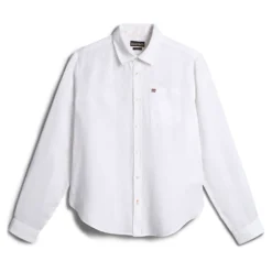 Napapijri G-Creton Long Sleeve Shirt -Hacket Clothing Shop napapijri g creton long sleeve shirt 2