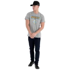NEW ERA Team Logo Denver Nuggets Short Sleeve T-Shirt -Hacket Clothing Shop new era team logo denver nuggets short sleeve t shirt 2