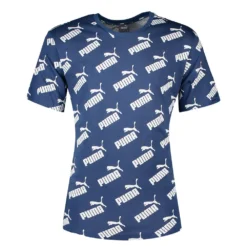 Puma Amplified Allover Print Short Sleeve T-Shirt