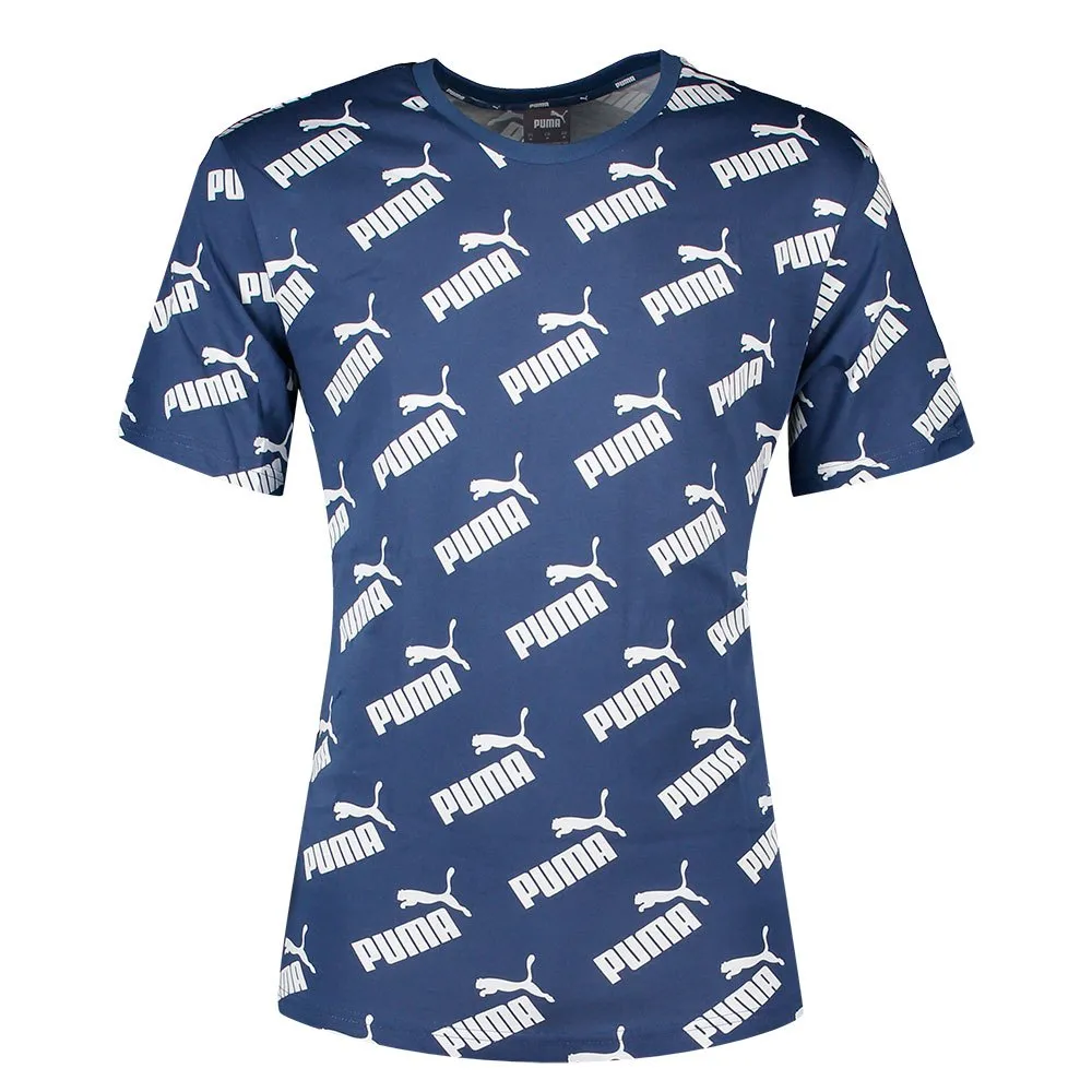 Puma Amplified Allover Print Short Sleeve T-Shirt 1 Puma Amplified Allover Print Short Sleeve T-Shirt