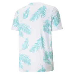 Puma Summer Court All Over Print Short Sleeve T-Shirt -Hacket Clothing Shop puma summer court all over print short sleeve t shirt 1
