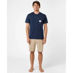 Rip Curl Badge Short Sleeve T-Shirt -Hacket Clothing Shop rip curl badge short sleeve t shirt 2