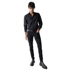 Basic Long Sleeve Shirt -Hacket Clothing Shop salsa jeans basic long sleeve shirt 2