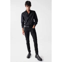 Basic Long Sleeve Shirt -Hacket Clothing Shop salsa jeans basic long sleeve shirt 5