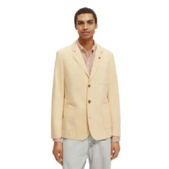 Scotch & Soda Hemp Blend Twill Blazer