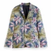 Scotch & Soda Unconstructed Printed Tencel™ Blazer