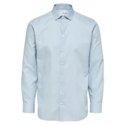 Selected Nathan-Solid Long Sleeve Shirt -Hacket Clothing Shop selected nathan solid long sleeve shirt 2