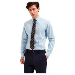 Selected Nathan-Solid Long Sleeve Shirt -Hacket Clothing Shop selected nathan solid long sleeve shirt 4