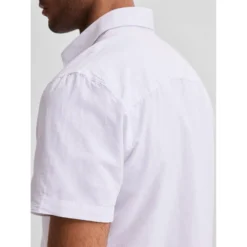 Selected Slim New Linen Classic Short Sleeve Shirt -Hacket Clothing Shop selected slim new linen classic short sleeve shirt 5