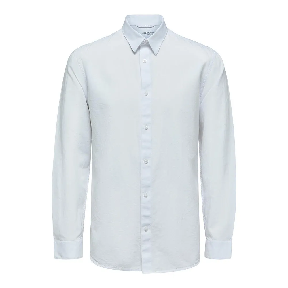Selected Slim New Linen Long Sleeve Shirt 3 Selected Slim New Linen Long Sleeve Shirt - Image 3
