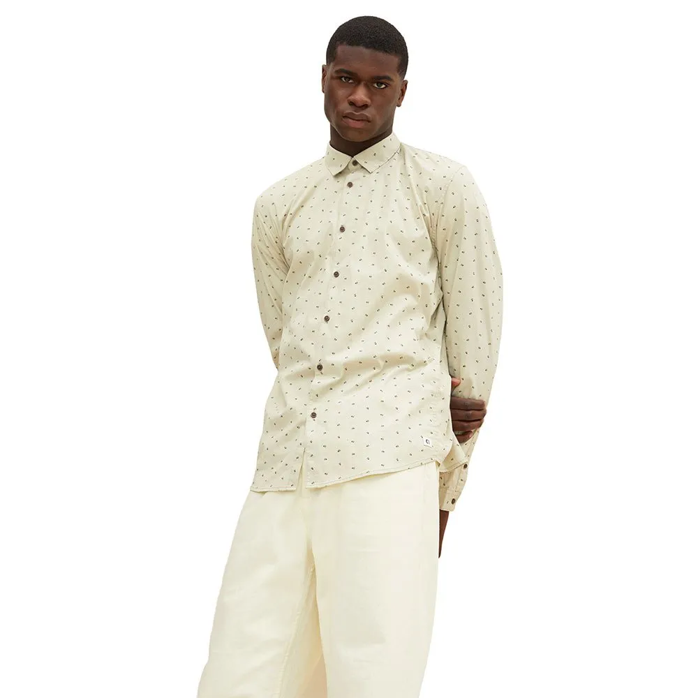 Tom Tailor Fitted Printed Long Sleeve Shirt 4 Tom Tailor Fitted Printed Long Sleeve Shirt - Image 4