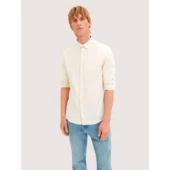 Tom Tailor Fitted Stretch Oxford Shirt -Hacket Clothing Shop tom tailor fitted stretch oxford shirt 3