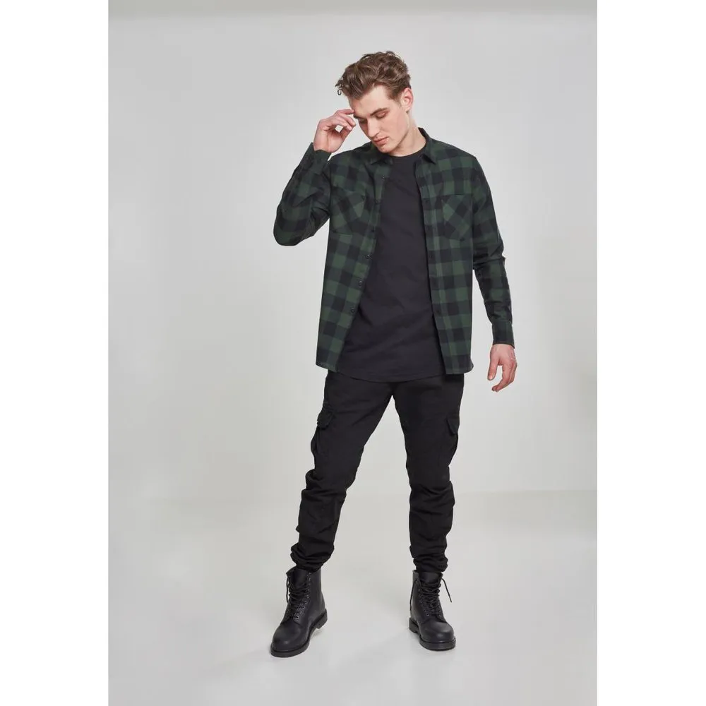URBAN CLASSICS Basic Flannel Shirt 2 URBAN CLASSICS Basic Flannel Shirt - Image 2