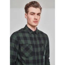 URBAN CLASSICS Basic Flannel Shirt 10 URBAN CLASSICS Basic Flannel Shirt -Hacket Clothing Shop urban classics basic flannel shirt 2